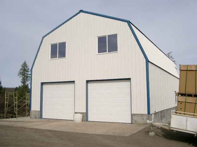 Steel garages